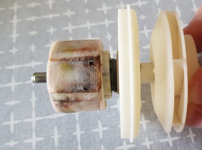 "Nafúknutý" rotor.