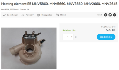 Chybí model MNV4360