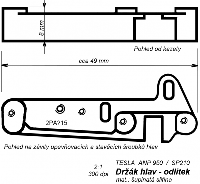 pro mechaniky SP210, SM260 a další
