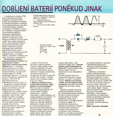 Regenerace suchých baterii VTM 6/83