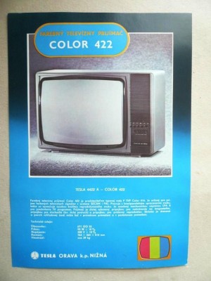 Prospekt k tvp Color 422