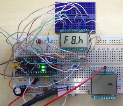 Test primeho buzeni LCD displeje
