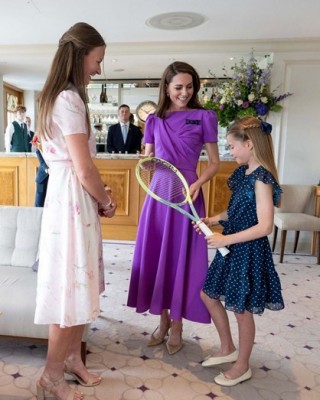 Setkání Báry s princeznou Kate a její dcerou Charlotte