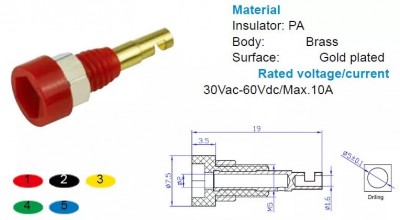2mm zdířky