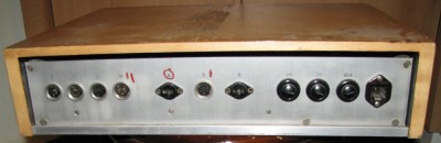 TW, zadní panel