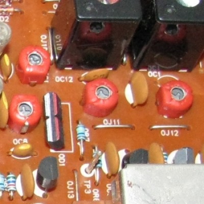 SAMSUNG RS-750T, detail části desky
