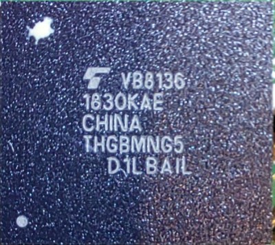 eMMC Toshiba THGBMNG5D1LBAIL