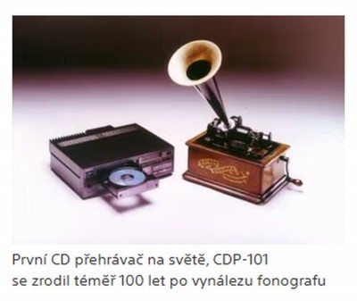 první CD přehrávač CDP-101.jpg