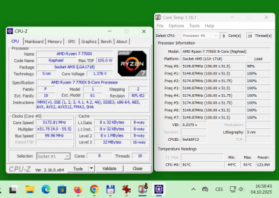Endorfy Fera 5 dual fan zatizeni 100 procent.png