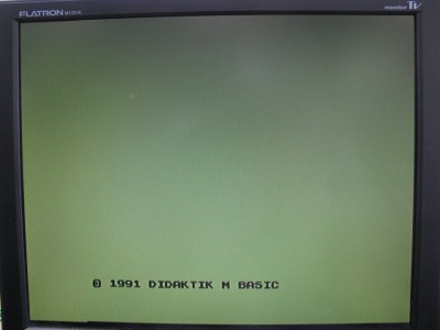 © 1991 DIDAKTIK M BASIC