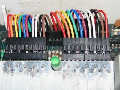 Detail propojení desek