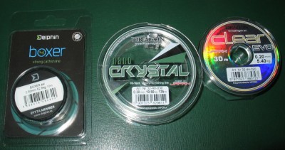 snura 0,6mm, vlasec 0,3mm a 0,2mm