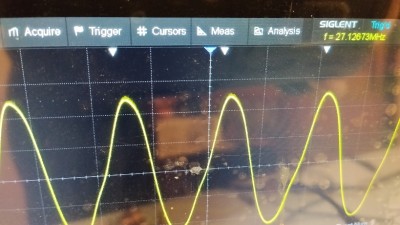 Sinusoida pri 27 mHz