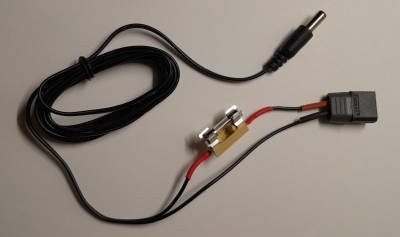 Jack 5.5 na XT60 pro napájení z modelářských LiPolek.