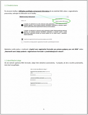 Kliknout na ty tři tečky nad zelenou elipsou (jsou špatně vidět) a nahrát XML z PC do formuláře