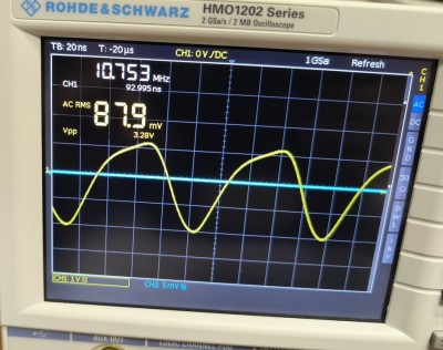 sinus 10Mhz