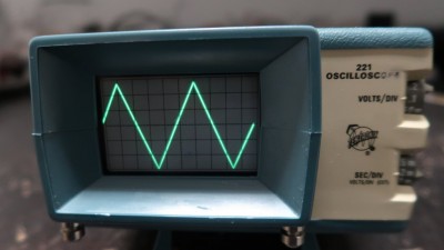 Signál 1kHz, 500mVpp