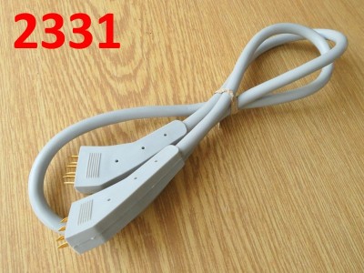 2 x 75cm prepojovacia šnúra s protikusmi k 6-pin nepriamemu konektoru WK465 64,nové,cena – 5€/ks