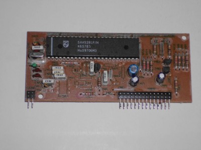 Modul TXT s SAA5281P/H, Tesla television "Atlanta"