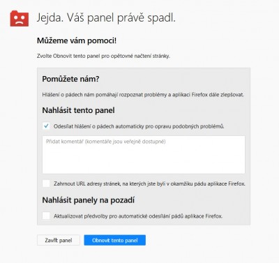 Hlášení pádu Firefox pro George GO.jpg