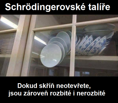 Schrödingerovic talíře.