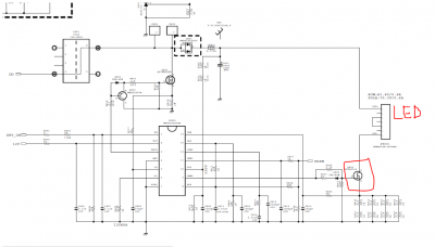 schema LED zdroje