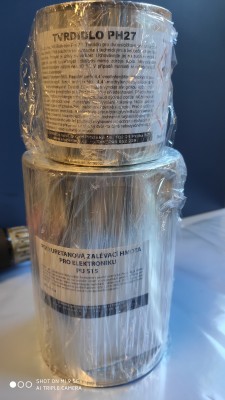 PU515 + PH27 - černá tvrá hmota