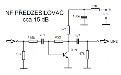 To vše pochopitelně dvakrát, ať je to stereo...