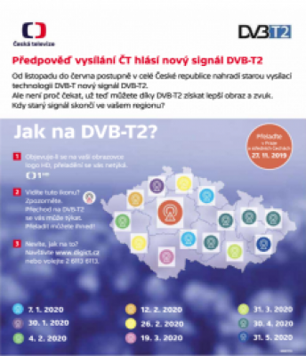 Autor: Česká televize/Hospodářské noviny
<br />Novinový inzerát České televize publikovaný ve středu 20. listopadu 2019