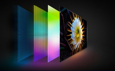 Mini LED: Ve velmi tenké obrazovce (minimem je 7,8 mm) nabízí plošné podsvícení s 15.360 žárovkami LED, které jsou rozděleny do 768 zón.