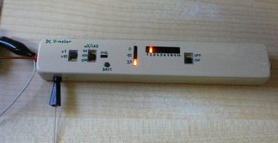 Měření dvou AA článků 2,25V