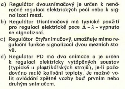 Zamýšlené použití Zepakomp 70 (a), 71(b), 72(c), 73(d)