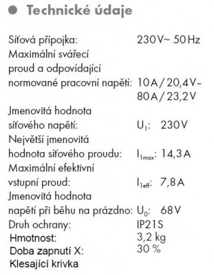 Parametry